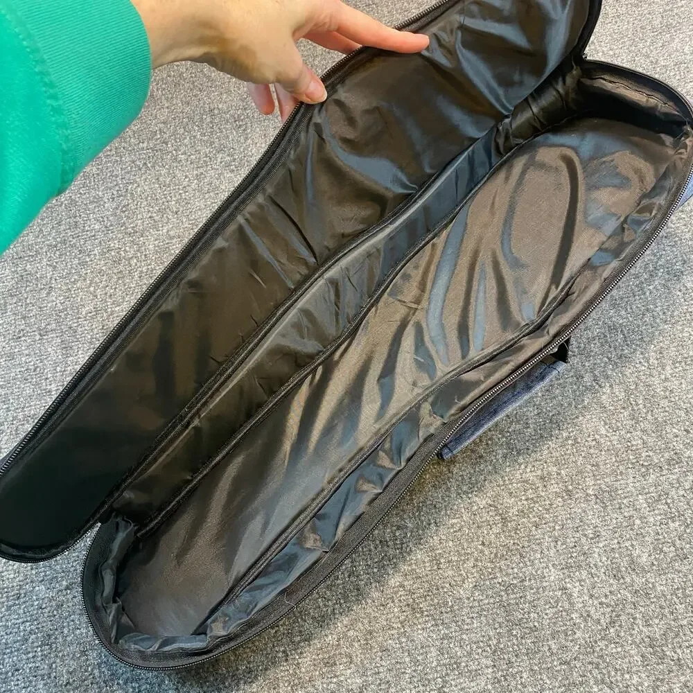 lotmusic Concert Ukulele Carry Case Black Padding Bag 26 Inch Ukulele Durable